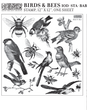 Birds & Bees decor Stamp
