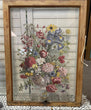 **SOLD** Vintage Window with floral Transfer
