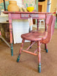 **SOLD** Desk and Chair matching boho set