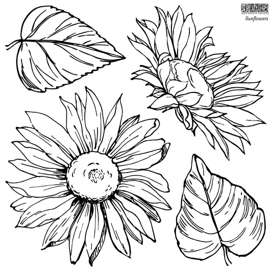 Sunflower Decor Stamp