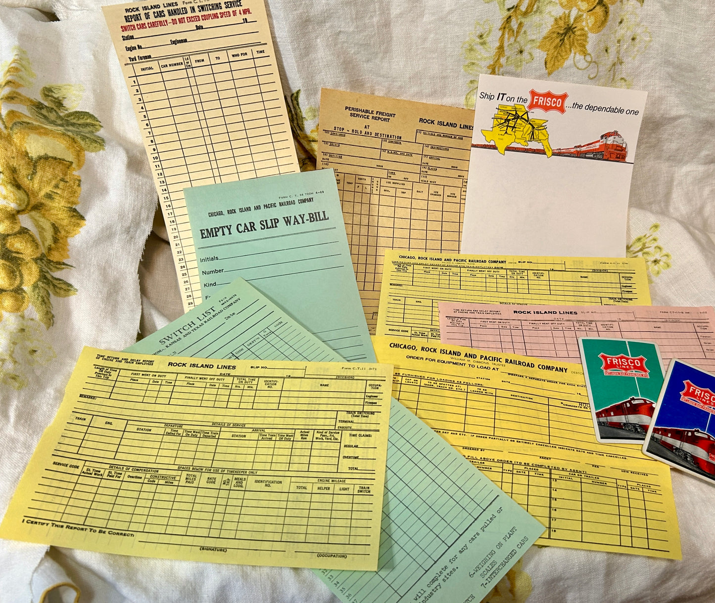 Vintage Railroad Ephemera