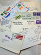 10 vintage posted envelopes - 1930's - 60's