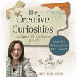 The Creative Curiosities Paper & Notions Pack Monthly - The Comfy Nest with Grace