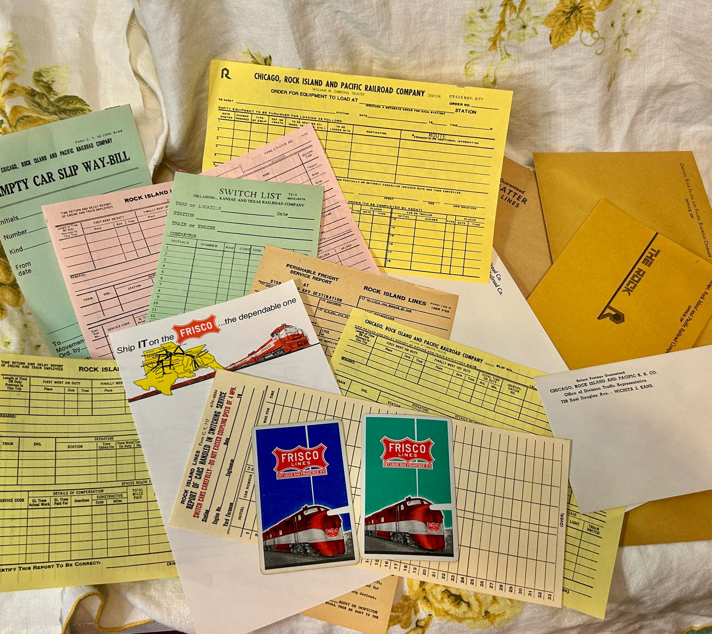 Vintage Railroad Ephemera