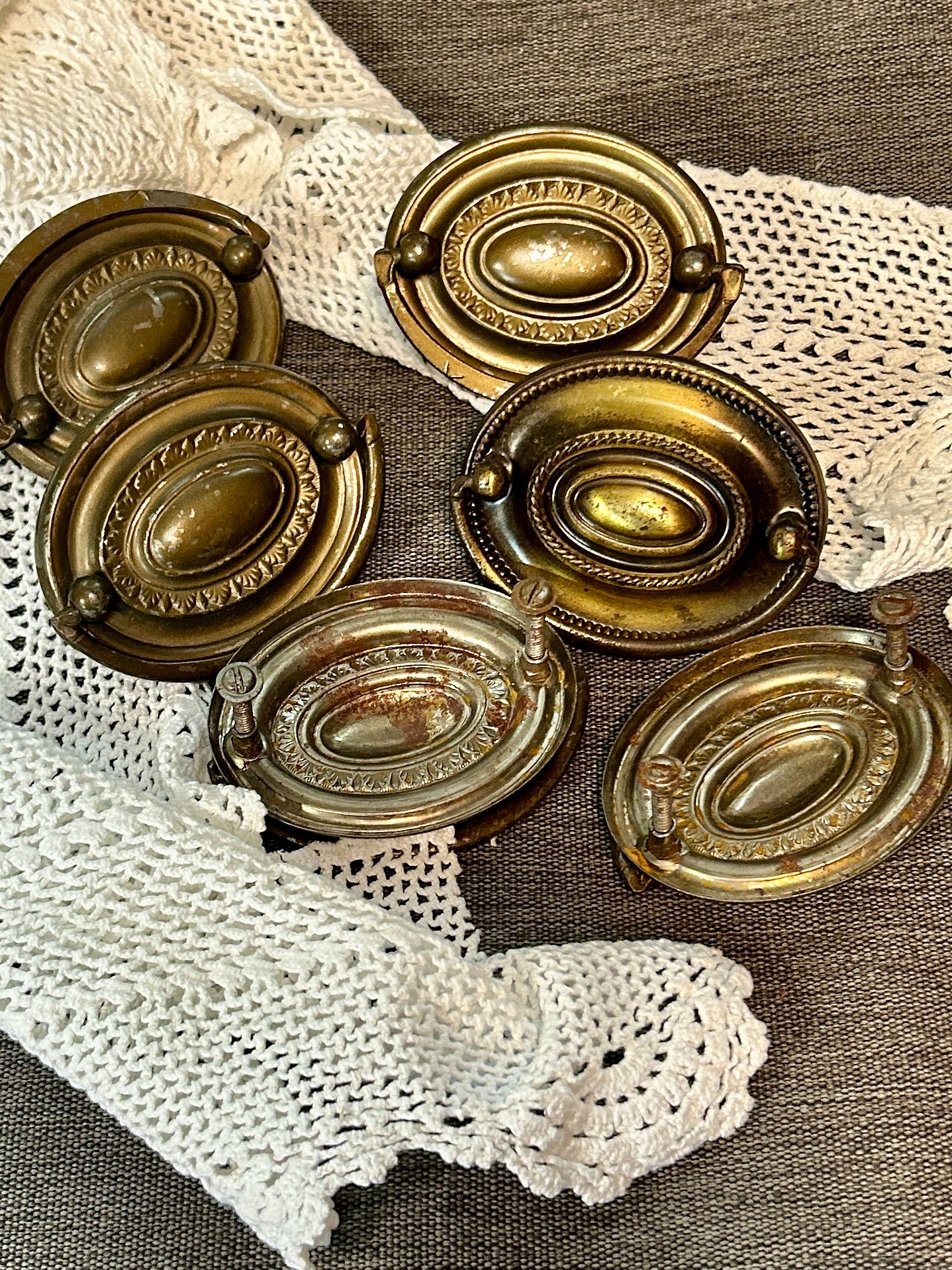 Vintage Drawer Pulls - Large