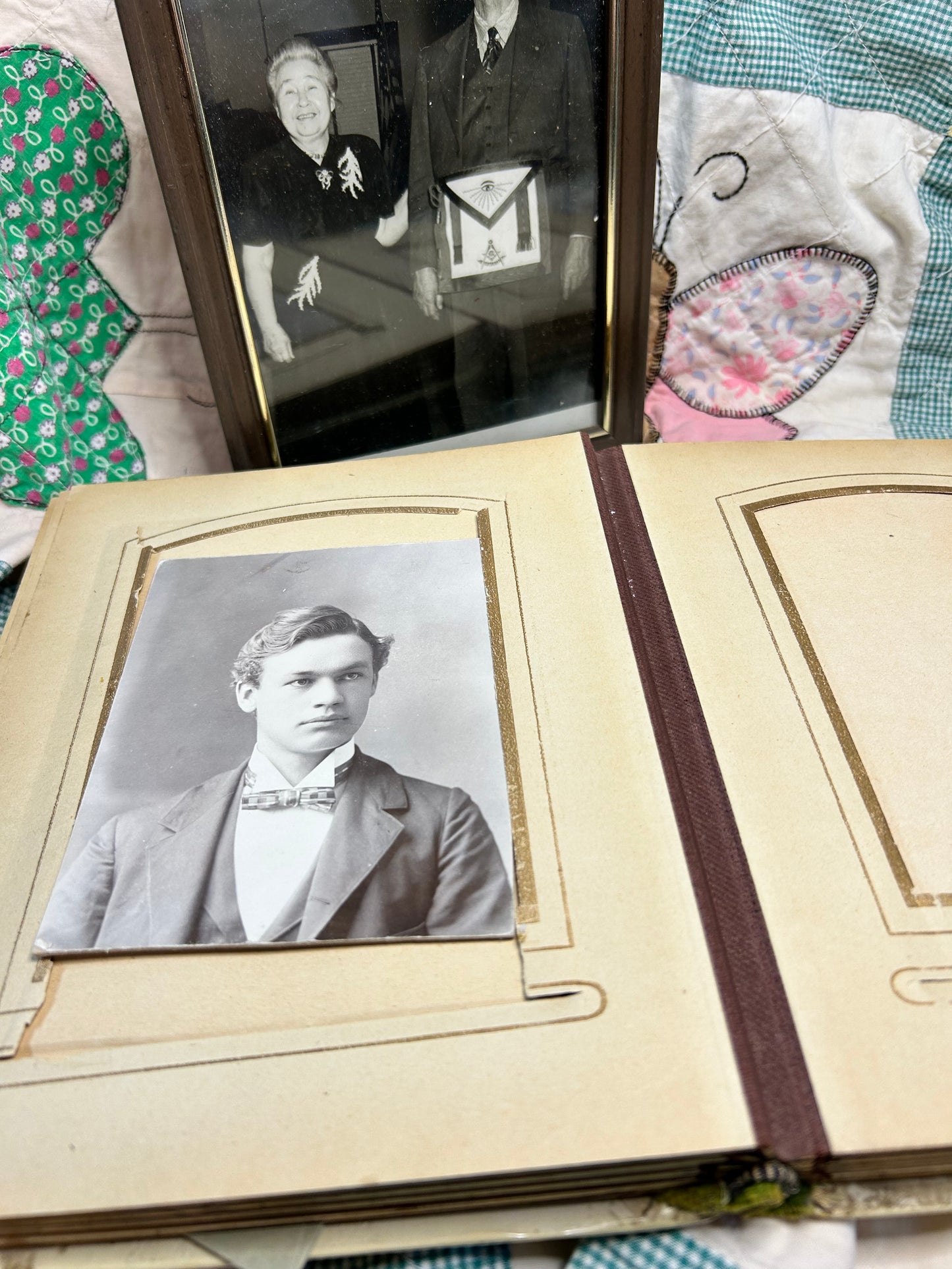 Photo Album - 1800’s w/ cabinet cards & negatives