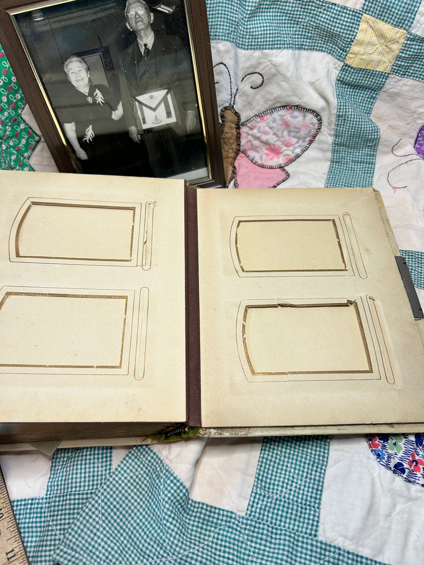 Photo Album - 1800’s w/ cabinet cards & negatives