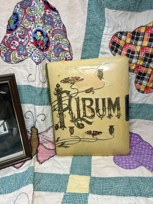 Photo Album - 1800’s w/ cabinet cards & negatives