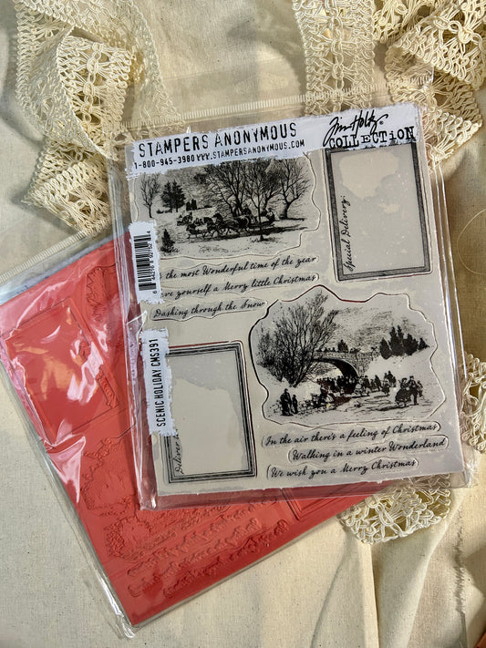 Stampers Anonymous Scenic Holiday