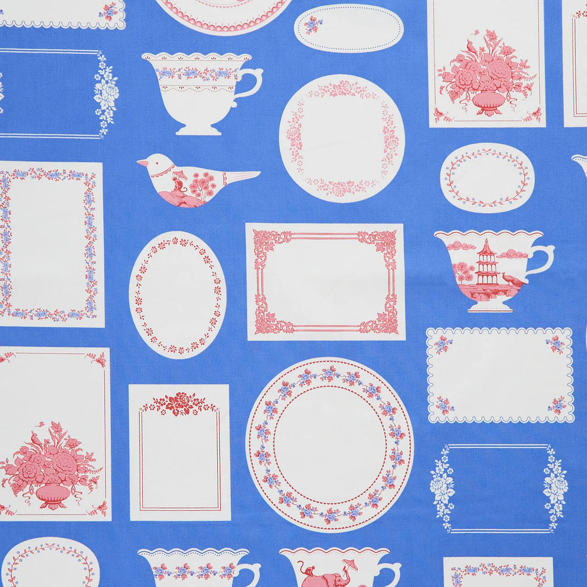 Something Blue Labels & Ornaments fat quarter