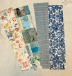 Tim Holtz Fabric Sampler - Blue