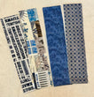 Tim Holtz Fabric Sampler - Indigo