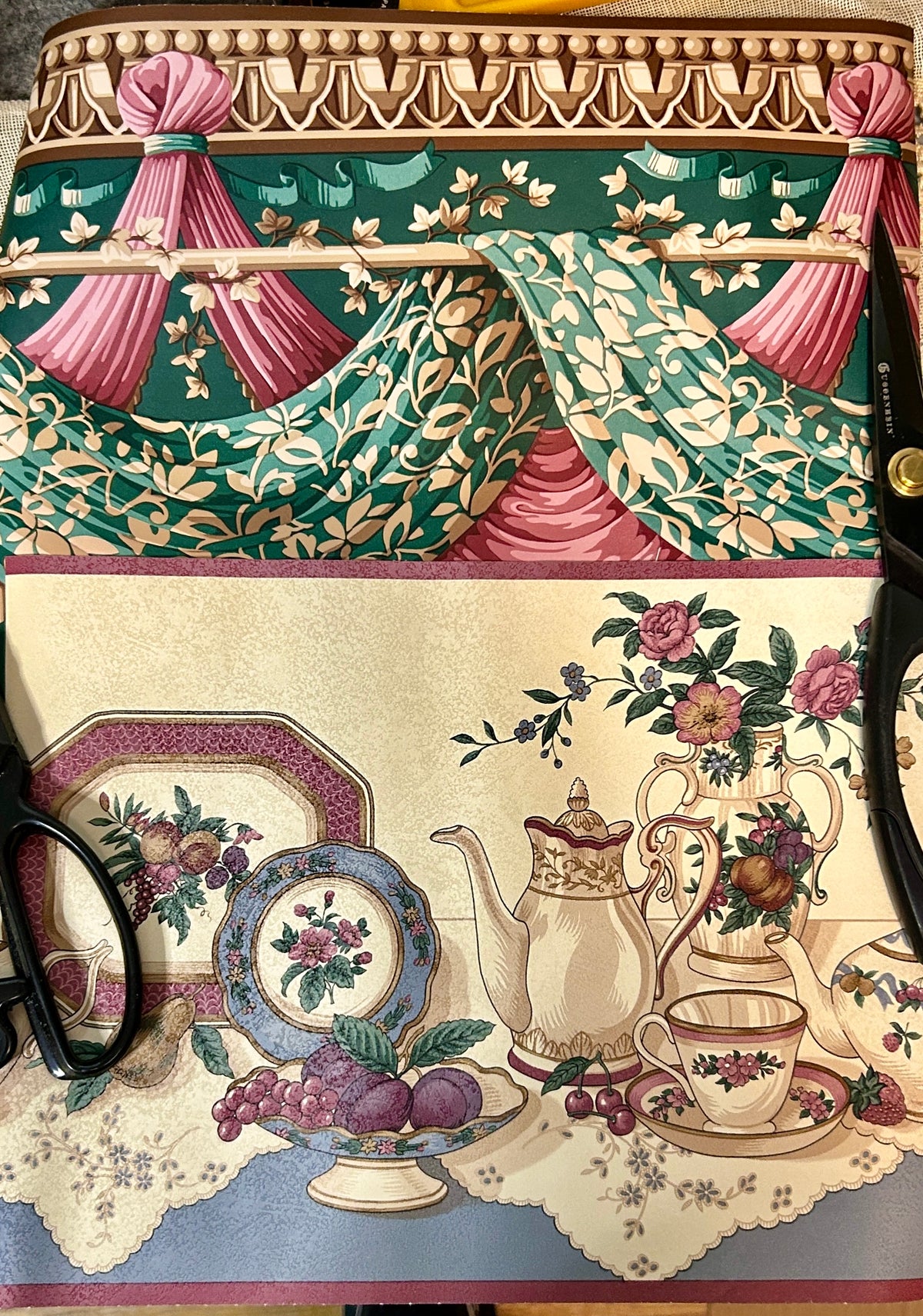 Vintage Wallpaper Pack -  6 Floral Borders