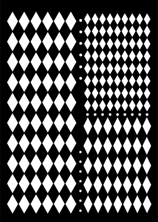 Multi Harlequin Stencil