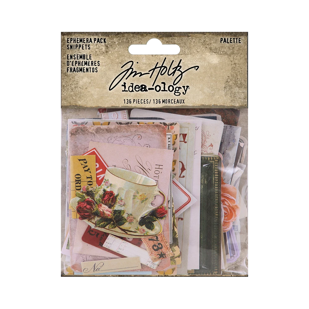 Tim Holtz Ephemera, Palette Snippets