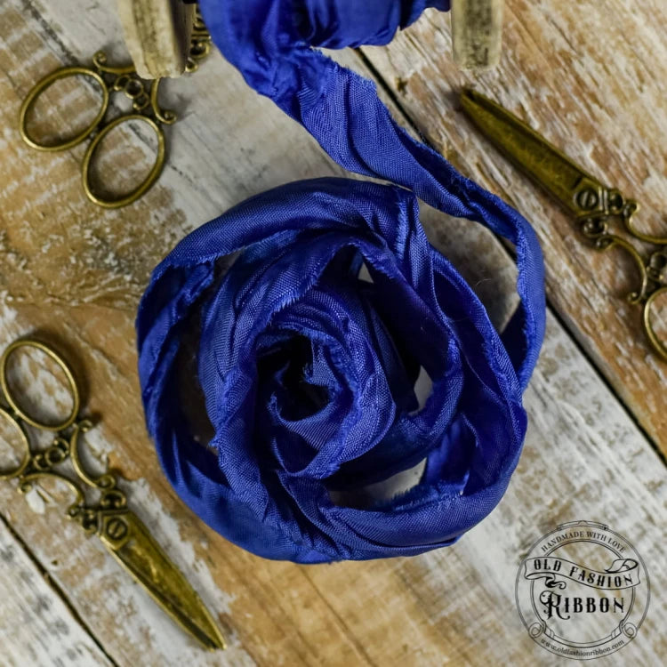 Cobalt Blue Old Fashion Ribbon
