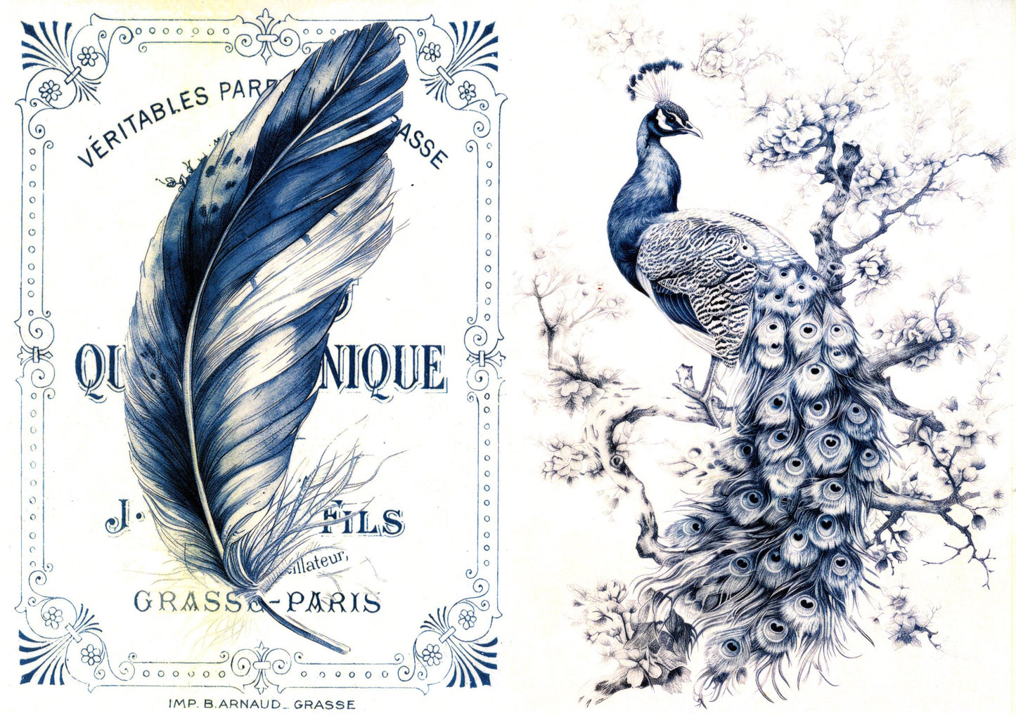Vintage Birds Collection Rice Paper Pack