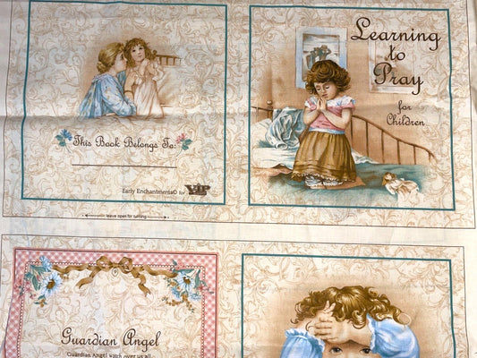 Learning to Pray Fabric Panel