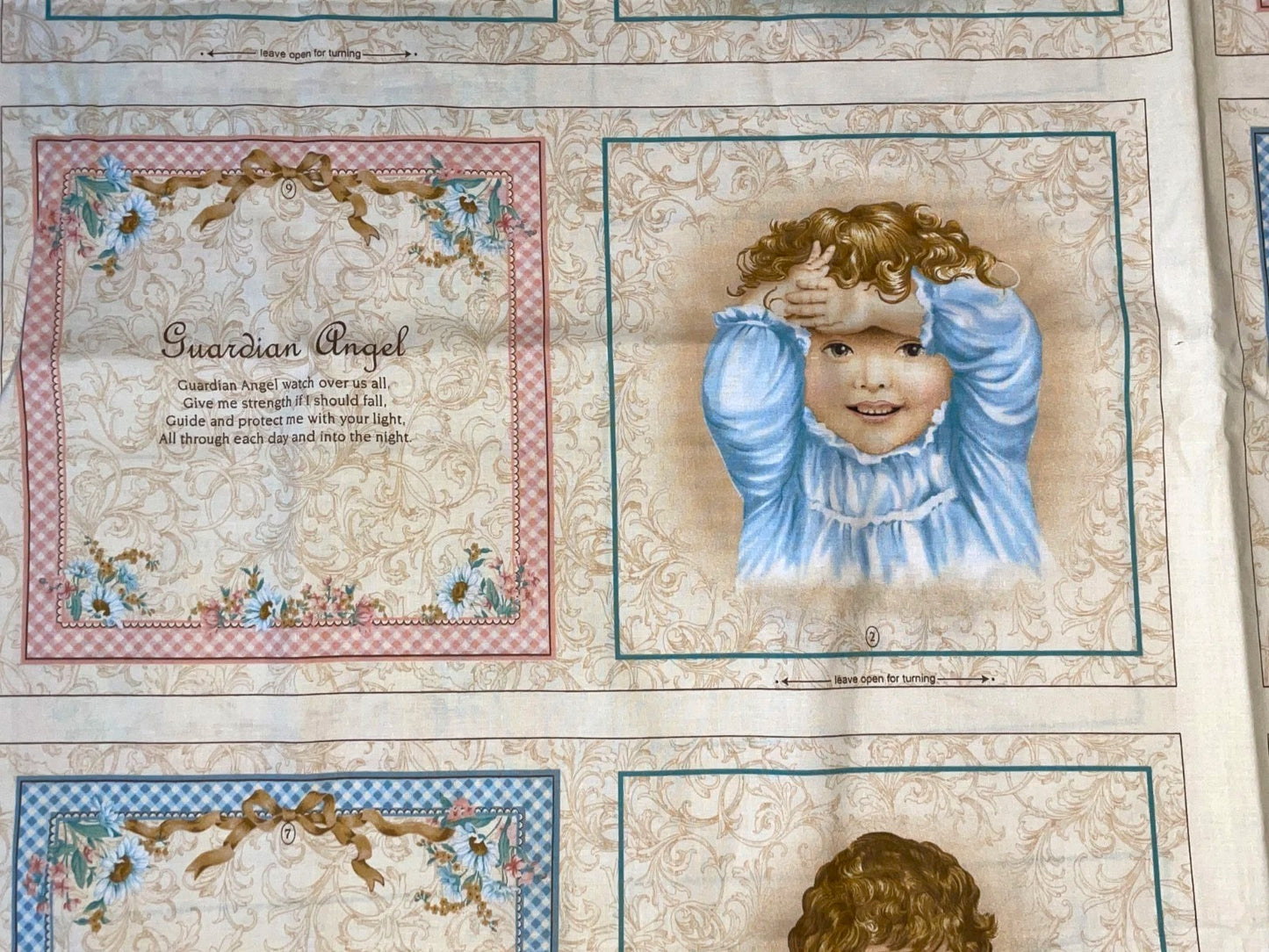 Learning to Pray Fabric Panel