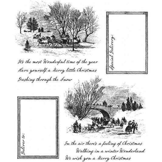 Stampers Anonymous Scenic Holiday