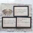 Framed Wall Decor w/ Sayings 14"x10"