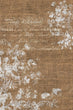 Floral Burlap Portrait