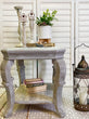 Coastal Farmhouse Boho end table